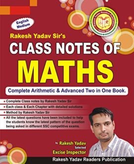 Class Notes of Maths: (Handwritten Notes)