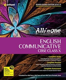 CBSE All in One English Communicative CBSE Class 10 (based on textbook Literature Reader) for 2018 - 19